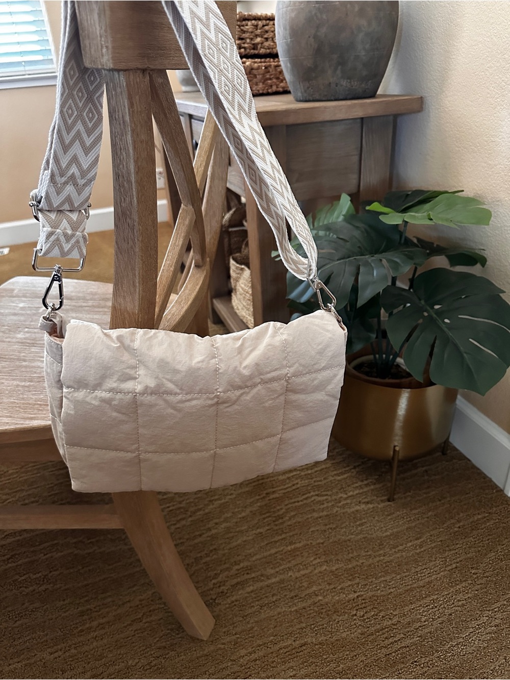 NWT Puffer Shoulder Bag Crossbody Purse